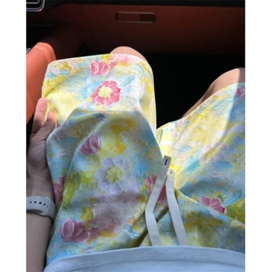 夏威夷油画风小花短裤，网图-A061-AD01611-特P30图片