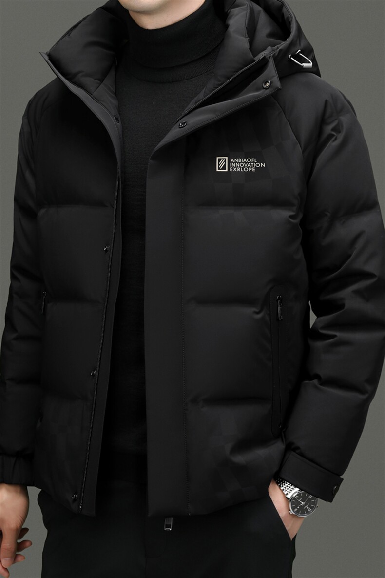 DF23925钱塘2020-2商务休闲百搭冬季厚款连帽中年男士羽绒服P285,男装羽绒服,钱塘207-2