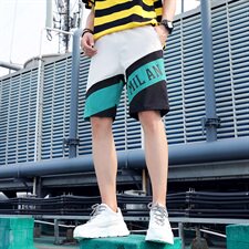 夏季韩版短裤男士休闲裤宽松五分裤中裤5分直筒马裤薄款V103，男装休闲裤，星座509