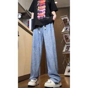 XZ616 夏季新款薄款激光打孔冰丝凉感休闲裤 TY2522 P45控58图片