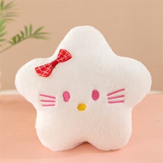 文鸿毛绒玩具 星星凯特猫