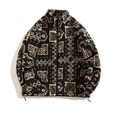 休闲潮港风羊羔绒外套夹克加绒加厚228-1-1161-P70，男装夹克，星座228-1