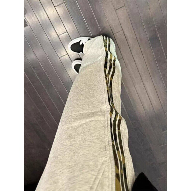 现货cleanfit迷彩条纹裤子男美式直筒卫裤休闲运动裤LA80122-p40,男装休闲裤,星座1008