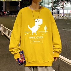 S6315-P28秋季圆领卫衣男大码韩版宽松长袖外套，男装卫衣，电商A040
