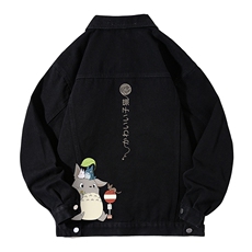 牛仔夹克男大码牛仔外套男茄克NJ77152-P60加绒款-P75，男装夹克，电商A040A