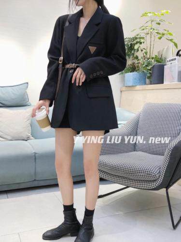 韩版带标款腰带连衣裙，女装连衣裙，迎盈柳韵