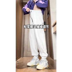 INS百搭潮流新款中缝运动卫裤K23566-P55控68加绒K23495-P65控78图片
