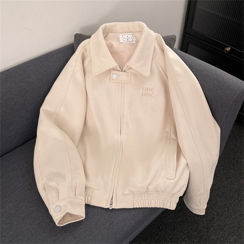 麂皮绒外套女春秋韩系chic翻领夹克JK2203-P78,男装夹克,星座308B-2