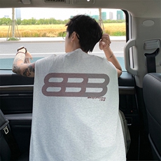 量大优得物抖音高品质重磅230克美式印花无袖t恤背心WB336特P18，男装T恤，电商A486
