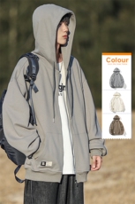 秋季新款男百搭连帽CITYBOY风针织外套WT3411-P50控78，男装夹克，星座717
