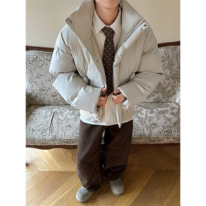 pu皮加厚保暖棉服男款冬季棉袄cleanfit短款棉衣外套MF3667-特P85图片