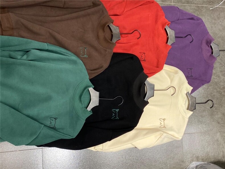 冬季新款复合婴儿绒卫衣，女装卫衣/绒衫，月光水岸