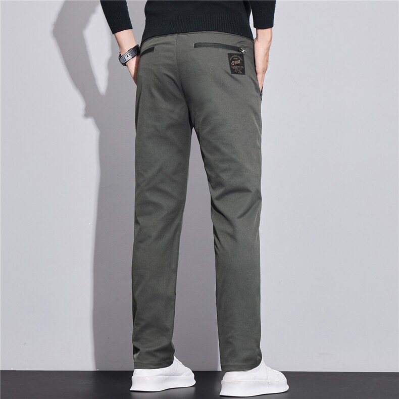 秋季新款休闲裤男士修身直筒商务百搭长裤子H593长期有货外贸，男装休闲裤，星座224-3