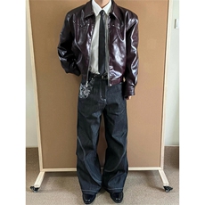 广州货高品质美式复古直筒牛仔裤610A-1-LY6058-P48，男装牛仔裤，星座610A-1