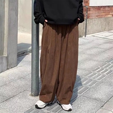 休闲裤男大码灯芯绒束脚运动哈伦裤宽松长裤513ACK2681P33，男装休闲裤，星座513A