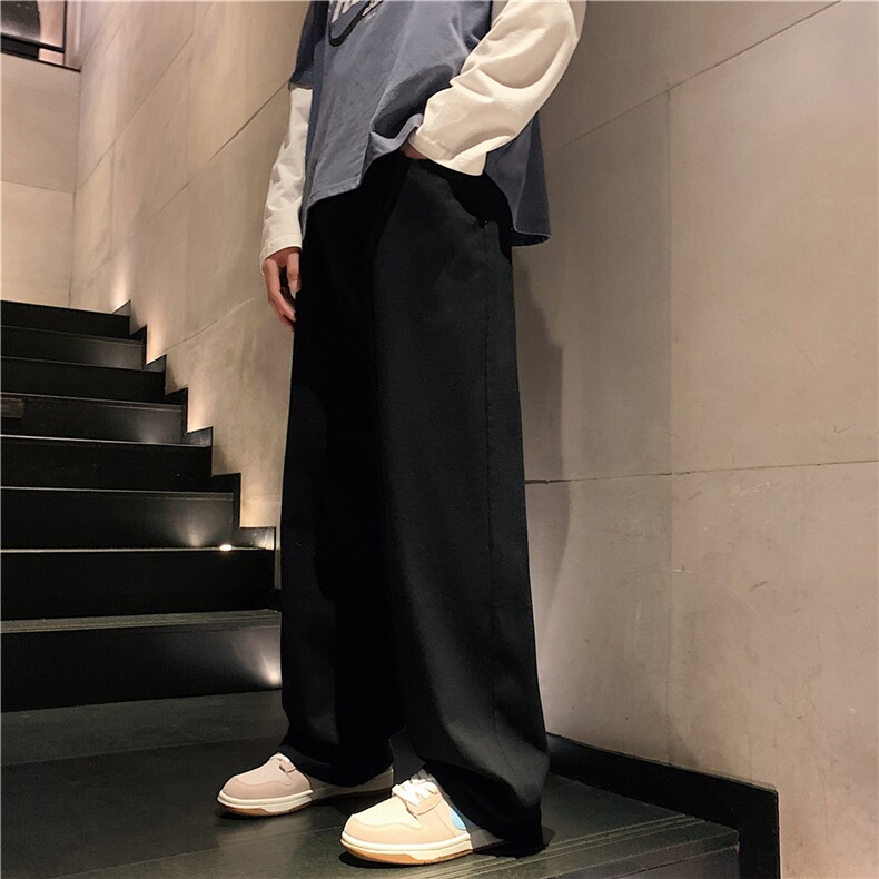 k1009-p55-控78M-5XL大码宽松显瘦港风高阶宽松牛仔裤微喇,男装牛仔裤,星座116