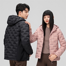 新款90绒子轻薄情侣装羽绒服秋冬男女款连帽轻薄羽绒服外套，男装羽绒服，钱塘723