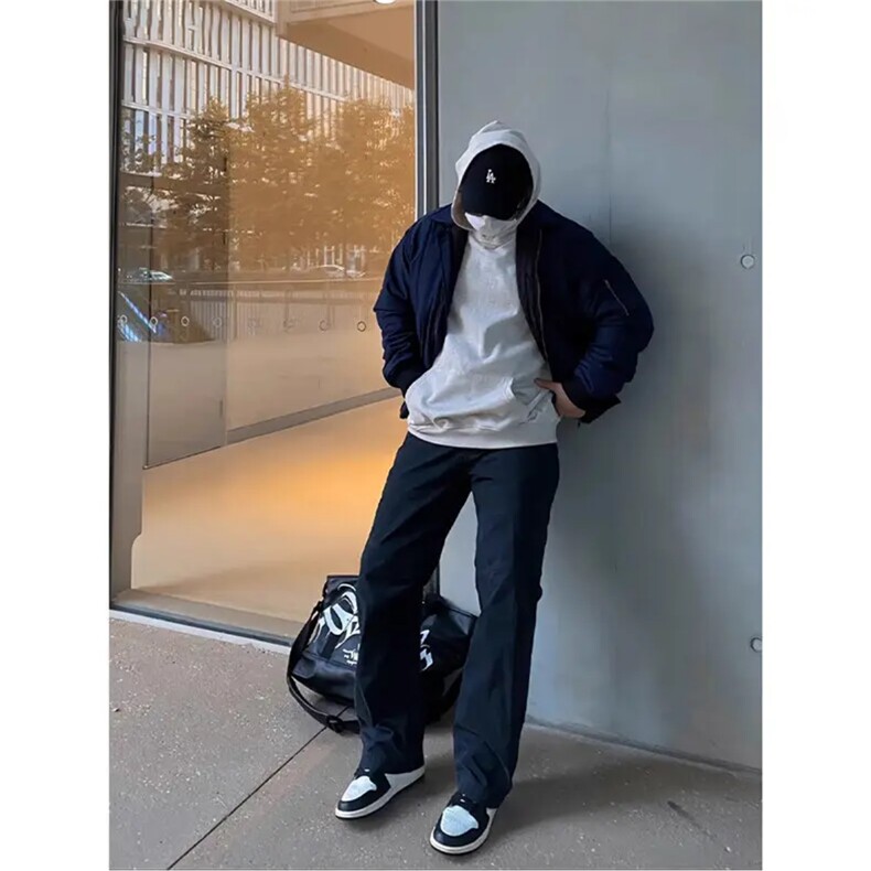 cleanfit美式飞行员夹克男春夏季潮牌宽松短款廓形棒球服工装外套,男装夹克,星座213