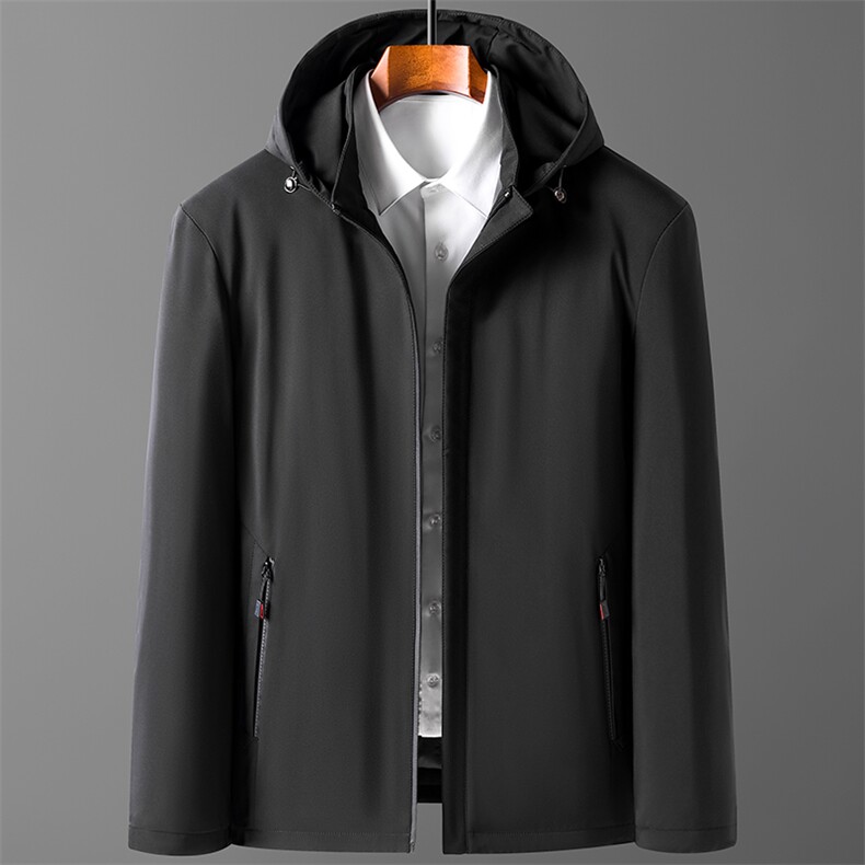 爸爸棉服连帽外套棉衣2023秋新款中老年男装冬季棉袄C2117-P160,男装棉衣,电商B212（原钱塘6029）