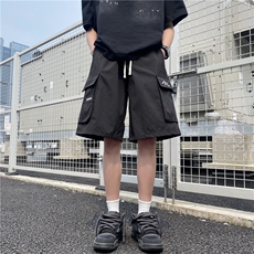 抖音品质夏季新款潮流工装口袋宽松五分裤B315-K24116-特p30控58，男装牛仔裤，电商B315