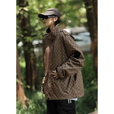 防风冲锋衣外套男女春秋户外山系防水登山服情侣工装夹克CF66-p65，男装夹克，星座1008