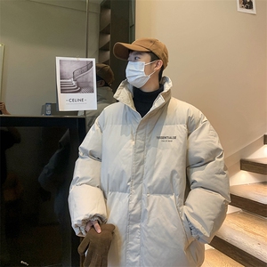 冬季新款潮流加厚潮面包服棉服男高街ins立领棉袄上衣 W6381-P78图片