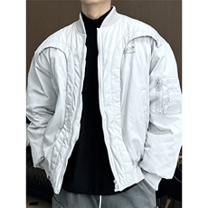 飞行员夹克棉服男冬季美式弧形短款棒球服外套YM6011-P84，男装夹克，星座208-5