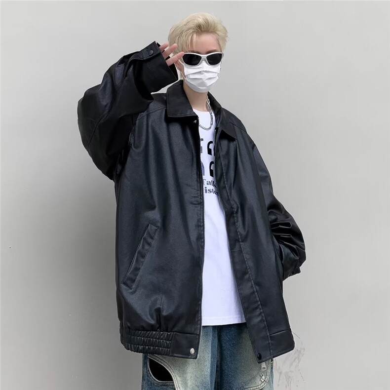 秋季青春流行男夹克文艺潮皮夹克外套HT13P68,男装夹克,星座1116-2