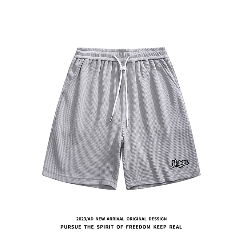 白底23新款夏季时尚百搭美式复古潮流垂感宽松短裤KZF500P45控68,男装牛仔裤,电商A247-1