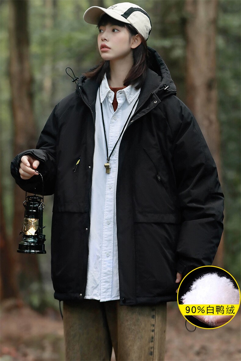 冬上新加绒加厚羽绒服中性潮牌冲锋衣外套男女8317-P220控价318,男装羽绒服,电商A441-1