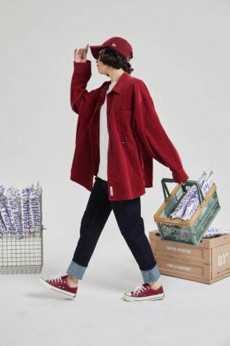 秋季新款，2765 灯芯绒大版衬衫,女装衬衫,AIMEEWQ