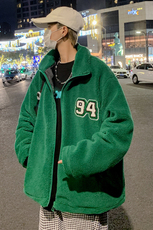 22冬装新款港风羊羔毛夹克外套日系复古情侣ins潮JK30/P100，男装夹克，钱塘713
