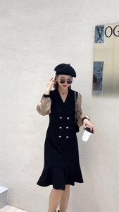 2022春装气质女人味连衣裙,女装连衣裙,贻思茗