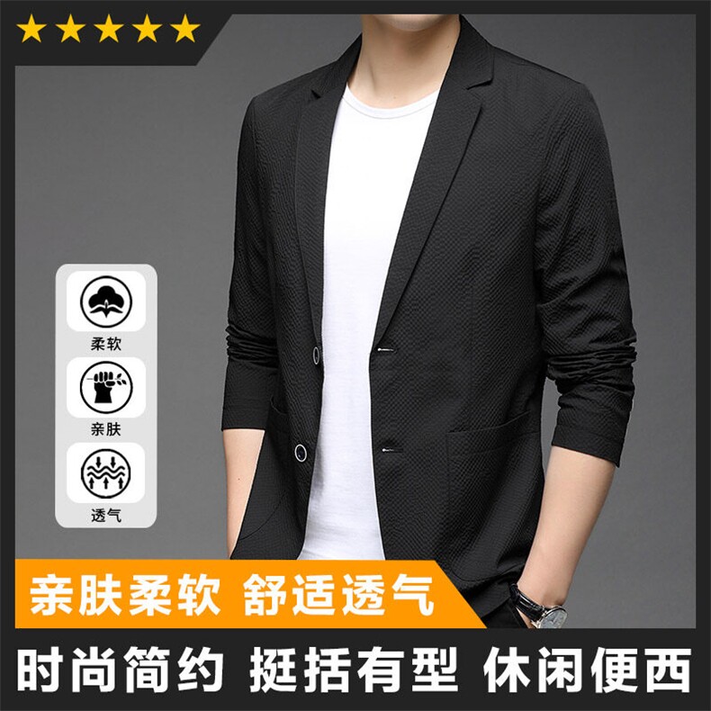 春秋款男士休闲商务西服外套单西男装图片