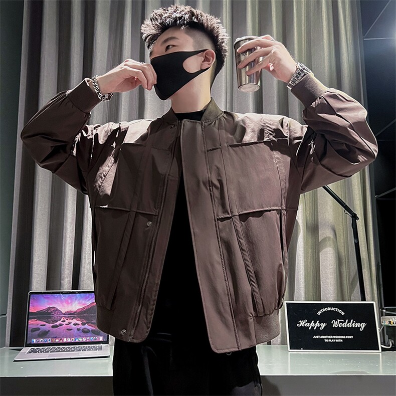 JK01-P98控138春秋季潮牌工装棒球服外套2025新款男装上潮流痞帅,男装工装外套,星座102A（原电商D309-1）