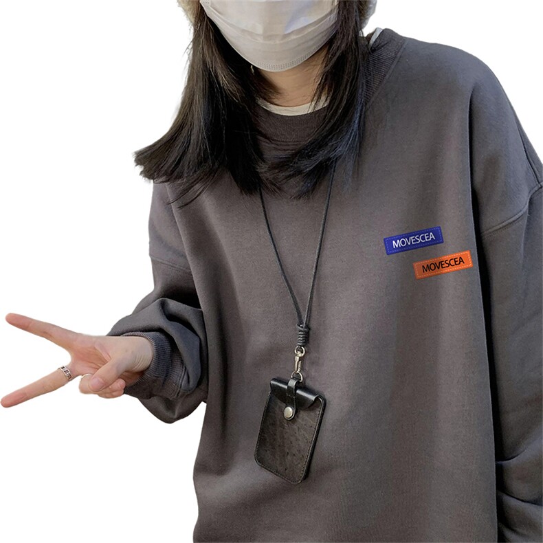 中性风！抖音直播高品质重磅卫衣男圆领卫衣女XW371-P45,男装卫衣,电商B371