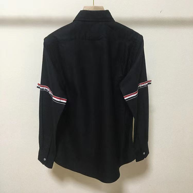 潮双袖标衬衫男女设计感小众高版本春夏学院风宽松外套LSS02P42,男装衬衫,星座1013-5