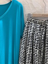 防晒外套+波浪半身裙，女装半身裙，25Ann·Studio