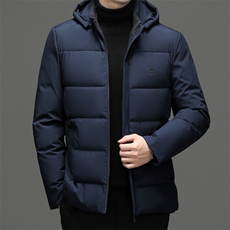 冬季新款男士可脱卸帽休闲棉服爸爸装中年加厚保暖宽松棉衣外套，男装棉衣，电商B212（原钱塘6029）