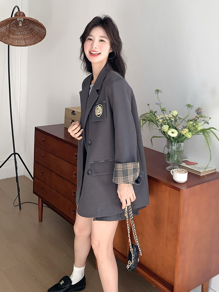 西装套装210-6503-P195-K2882025年秋季,女装套装/套裙,韩蜜菓