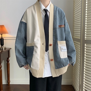 牛仔夹克男大码牛仔外套男茄克9023-p110图片