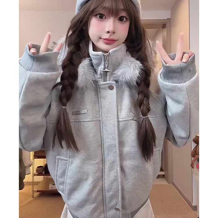 大码女装短外套女宽松韩版2025新款春秋洋气减龄短款开衫外套,女装短外套,星座506A