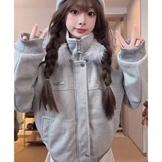 大码女装短外套女宽松韩版2025新款春秋洋气减龄短款开衫外套，女装短外套，星座506A