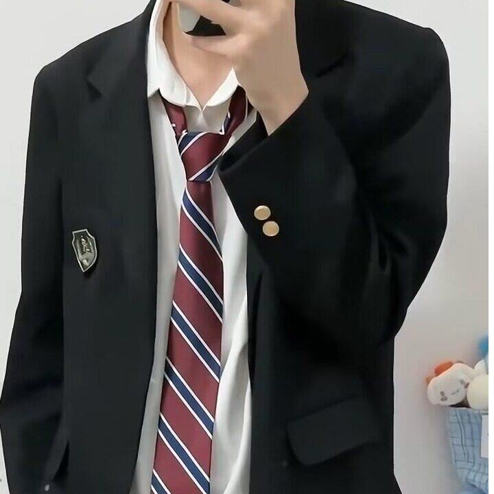 【现货】DXZ32-P60dk制服西装男痞帅学生班服演出服春秋徽章西服图片