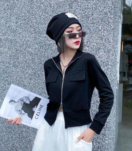 2121秋季新款现货拉链卫衣，女装卫衣/绒衫，琼卿格