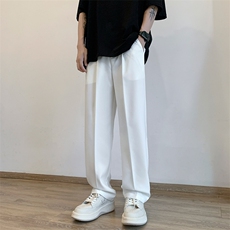 港风高品质大码直筒长裤休闲裤拖地裤小西裤A014-DY2108-P50，男装西裤，电商A014