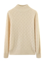 法式半高领针织毛衣女2025秋冬新款打底衫保暖百搭薄款内搭毛衫新，女装羊绒衫，轩妮羊绒