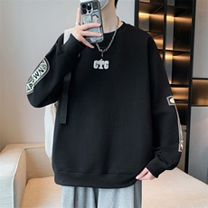 卫衣春季新款印花青少年套头男潮流学生休闲宽松WY822-P53，男装卫衣，星座1105-3