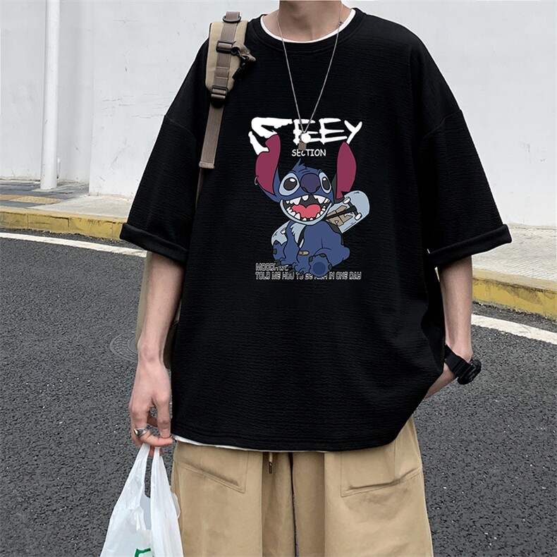 Q11038-P30春夏季七分袖t恤男大码五分袖男短袖中袖,男装T恤,电商A040