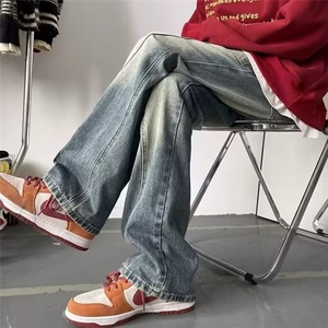 1506-1/G5110/P37美式复古水洗做旧牛仔裤图片